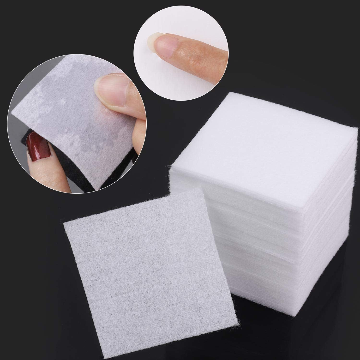 Tbestmax 960 Pcs Lint Free Nail Wipes with Pump Bottle Dispenser & Cuticle Pusher
