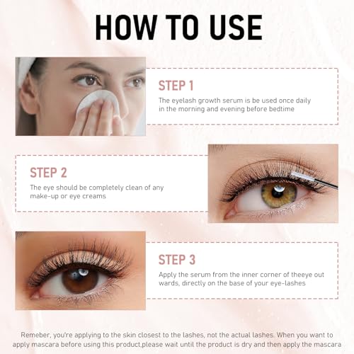 Tbexem 2-Pack Daislashes Serum – Eyelash Growth Serum for Longer, Fuller Lashes