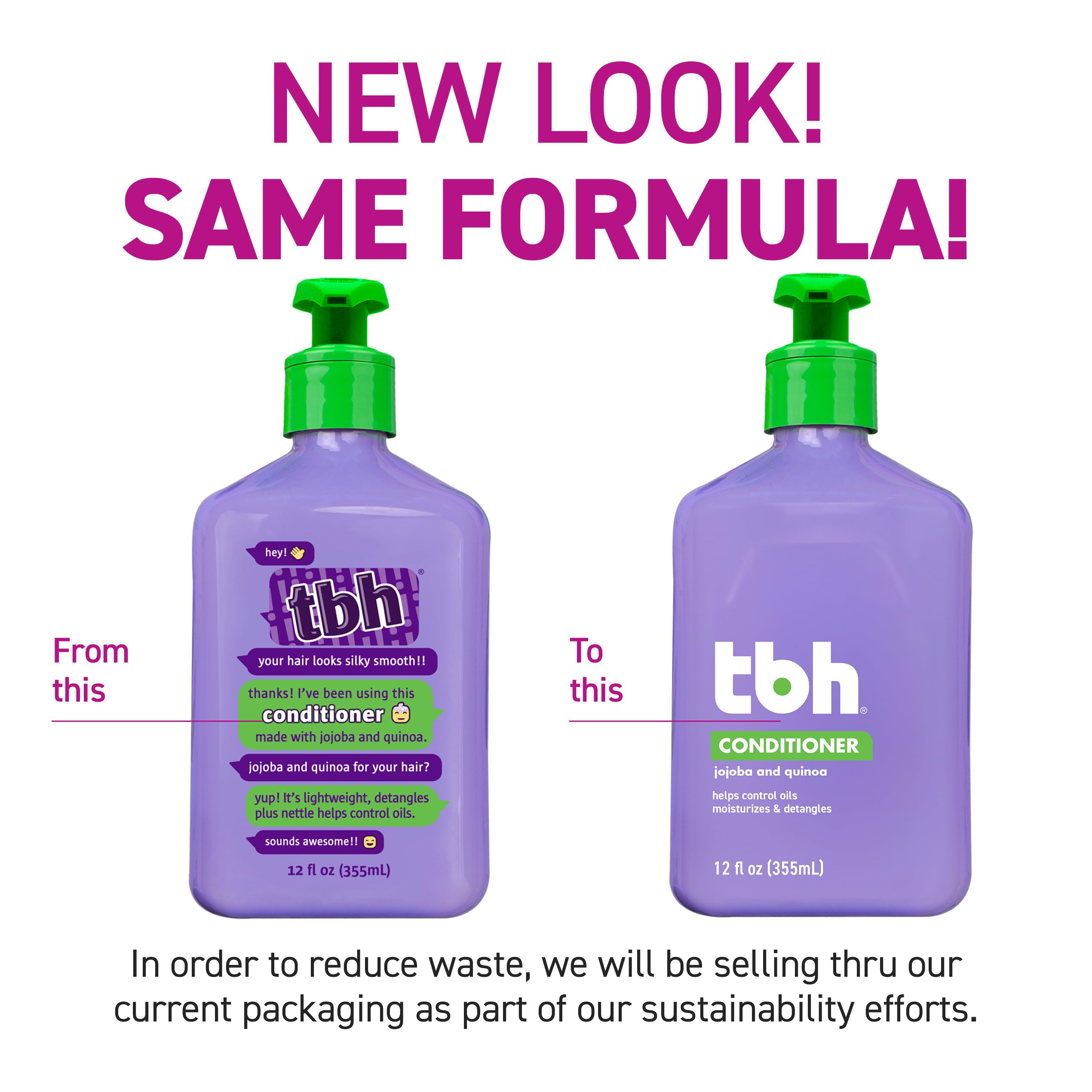 TBH Kids & Teens Hair & Body Care Set – 3‑Piece, 12 oz Each – Gentle, Sulfate & Paraben Free