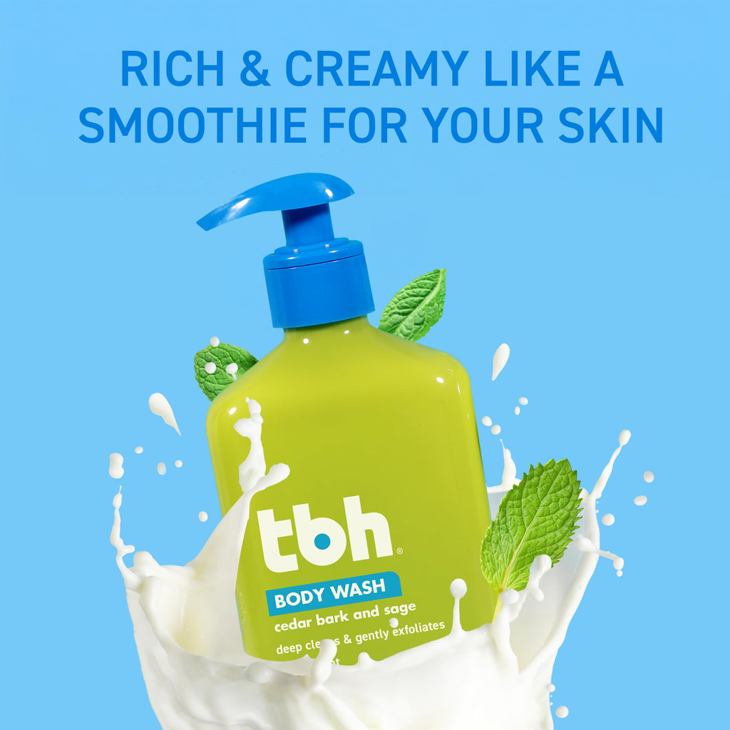 TBH Kids & Teens Hair & Body Care Set – 3‑Piece, 12 oz Each – Gentle, Sulfate & Paraben Free