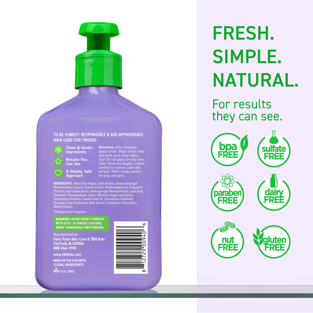 TBH Teen & Kids Conditioner – Lightweight Detangler for All Hair Types