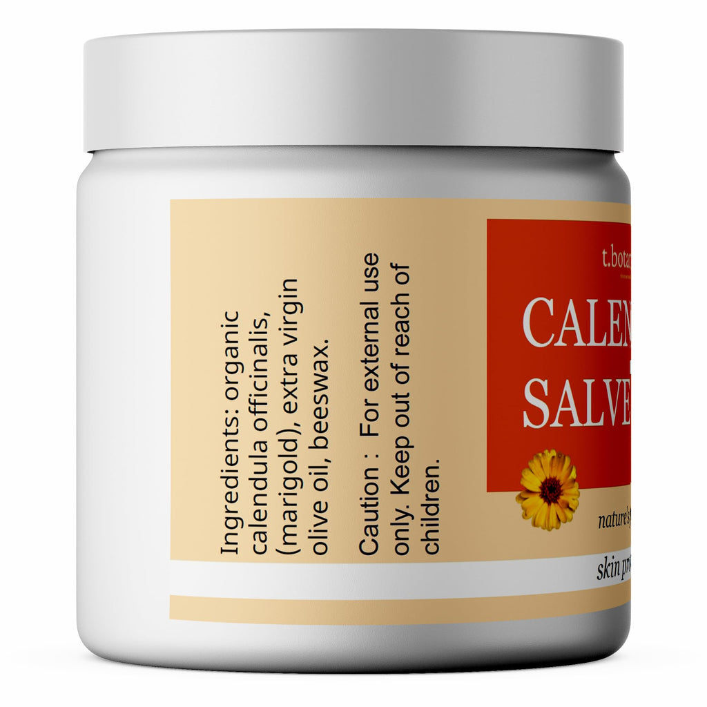 t.botanicals Calendula Salve – Skin Soothing Calendula Cream, Marigold Balm, Herbal Moisturizer