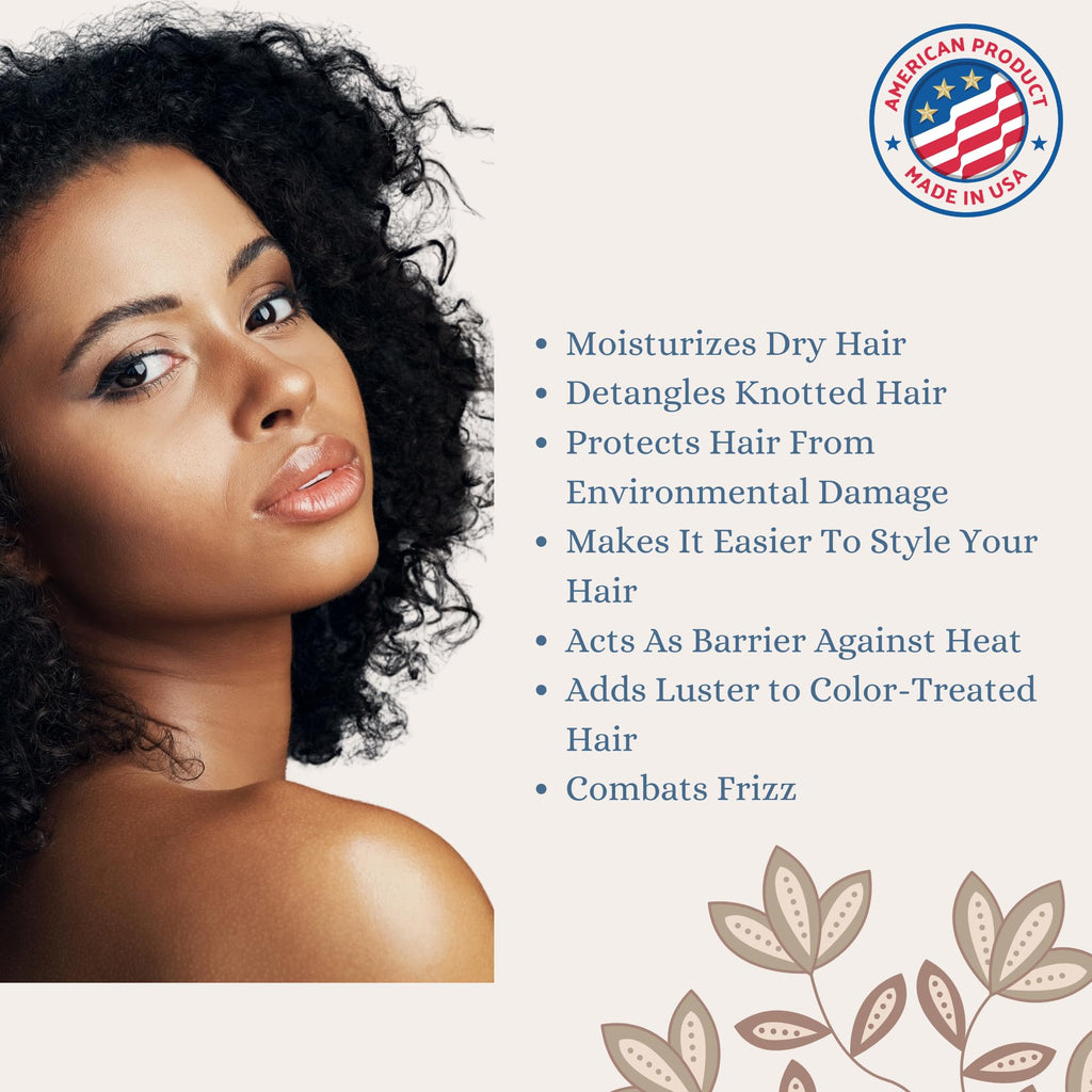 t.botanicals Chebe Leave-In Conditioner for Hair Growth – Provitamin B5, Silk Amino Acids, Collagen, Unscented, 8 oz