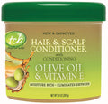 Tcb Naturals Hair & Scalp Conditioner Olive Oil 10oz Jar – 3 Pack | Plant-Based Moisturizer