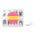 TDANCE 600 Premade Lash Fans – Natural & Volume Mix, 5D-24D, C/D Curl, 8–15mm