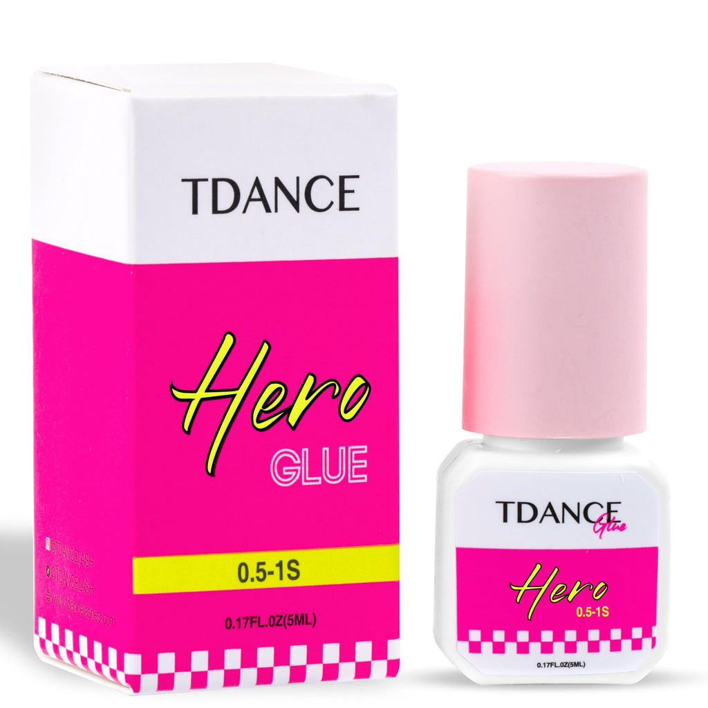 TDANCE Eyelash Extension Glue — Fast Drying, 7-Week Retention, Salon-Use Only (0.17 fl oz / 5 ml)