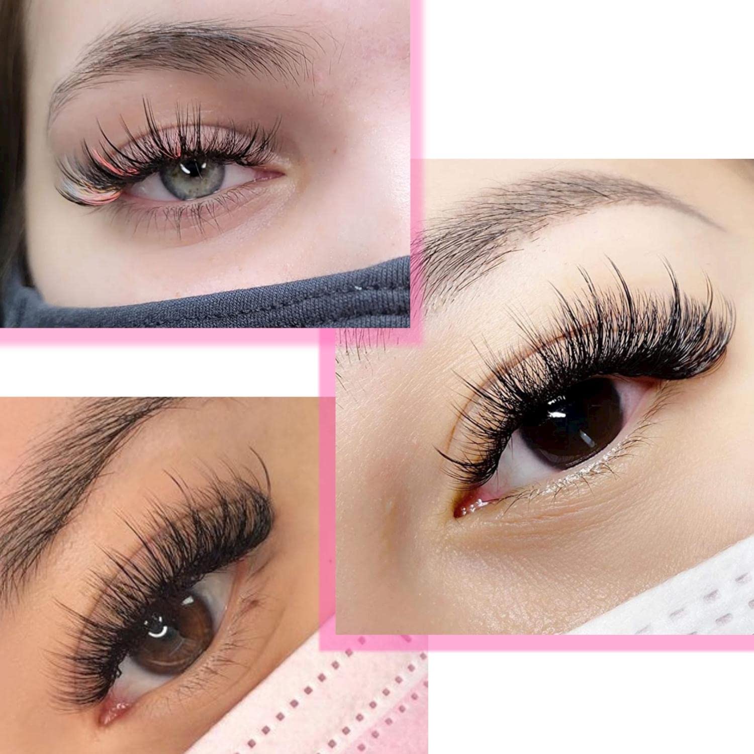 TDANCE Spikes Lash Extensions – Premade Spikes Matte Black 0.07, 14–19mm
