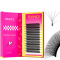TDANCE YY Lash Extensions Premade Fans – W Lashes (W-5D-0.07-C, 11mm)