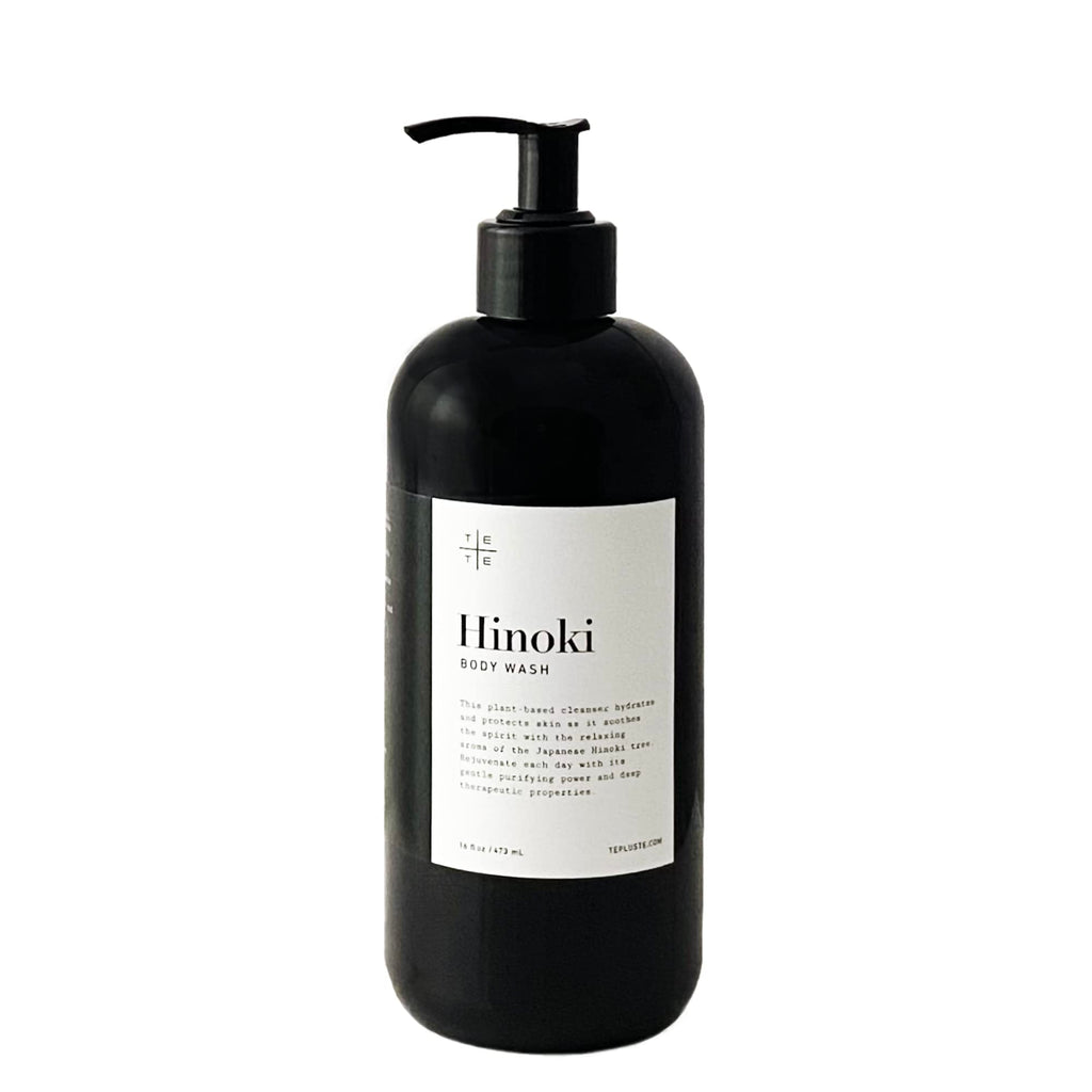TE + TE Hinoki Body Wash – Gentle, Hydrating Cleanse with Japanese Hinoki Essential Oil | Vegan
