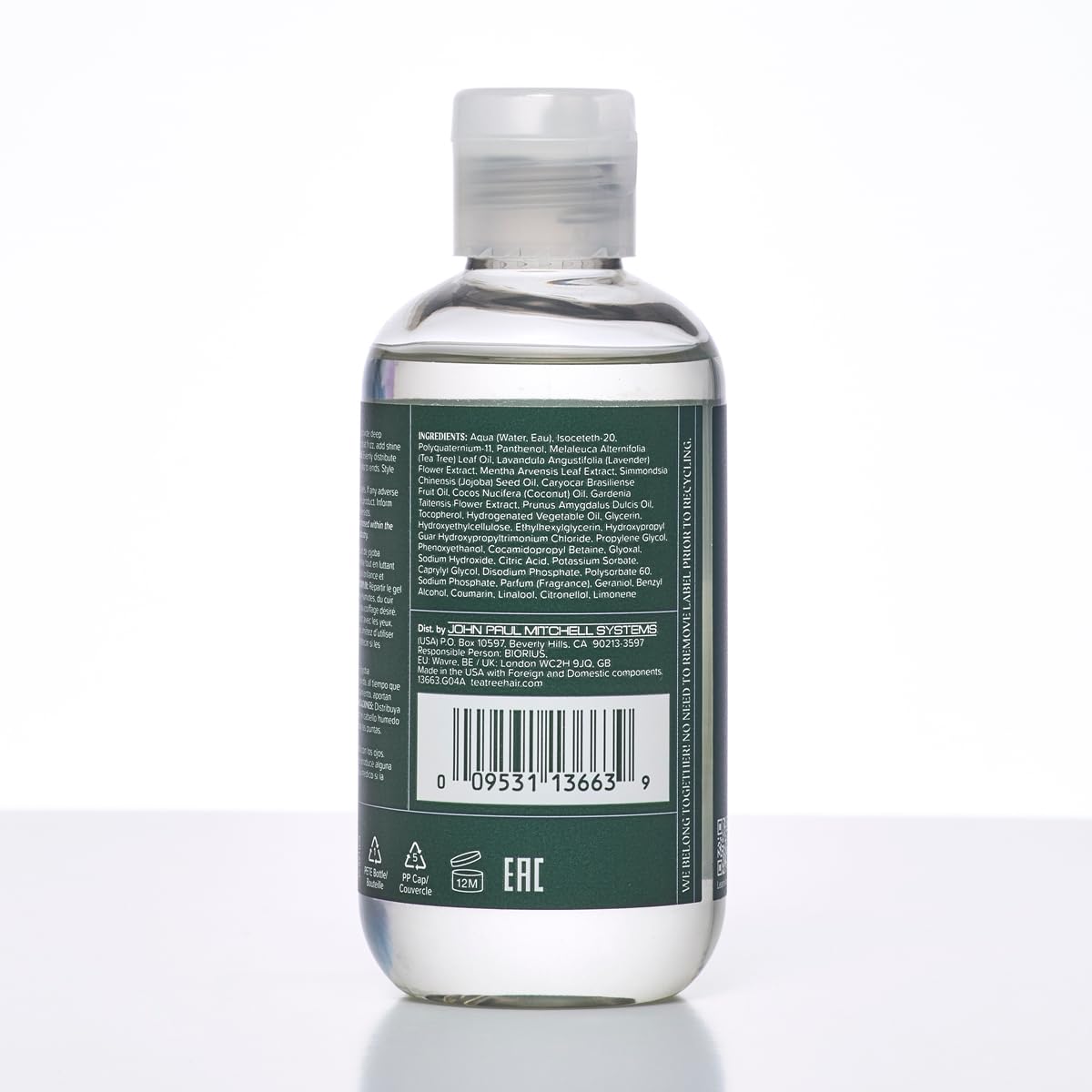 Tea Tree Lavender Mint Defining Gel – Lightweight Frizz Control for Coarse, Curly & Dry Hair (6.8 fl oz)