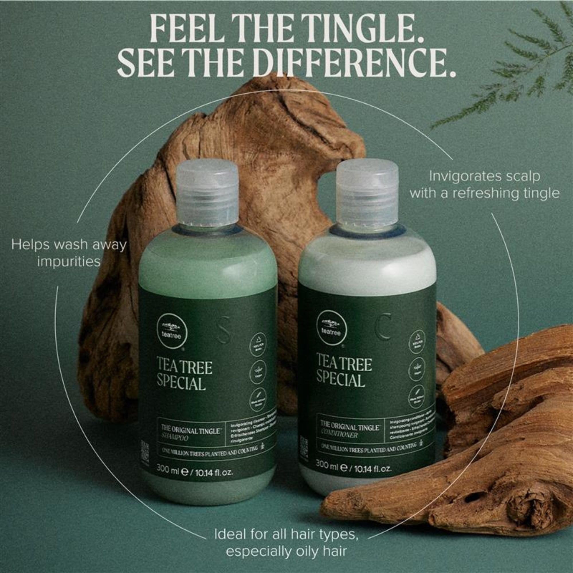 Tea Tree Special Conditioner - Detangles, Smooths & Softens | All Hair Types, 16.9 fl oz