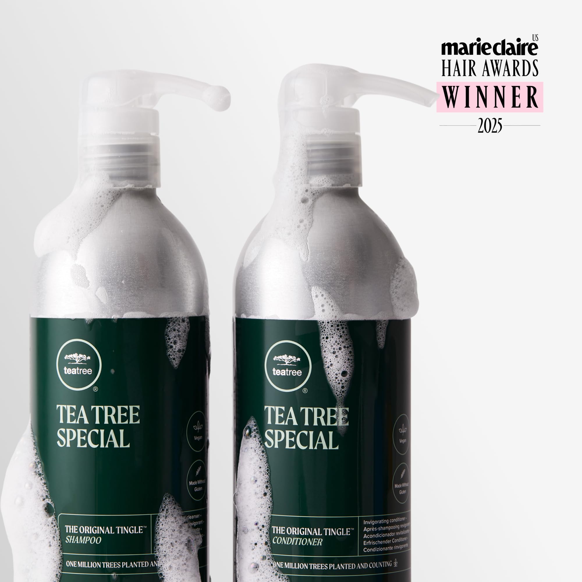 Tea Tree Special Conditioner Aluminum Bottle – Detangles, Smooths & Softens Hair All Hair Types 16.9 fl oz