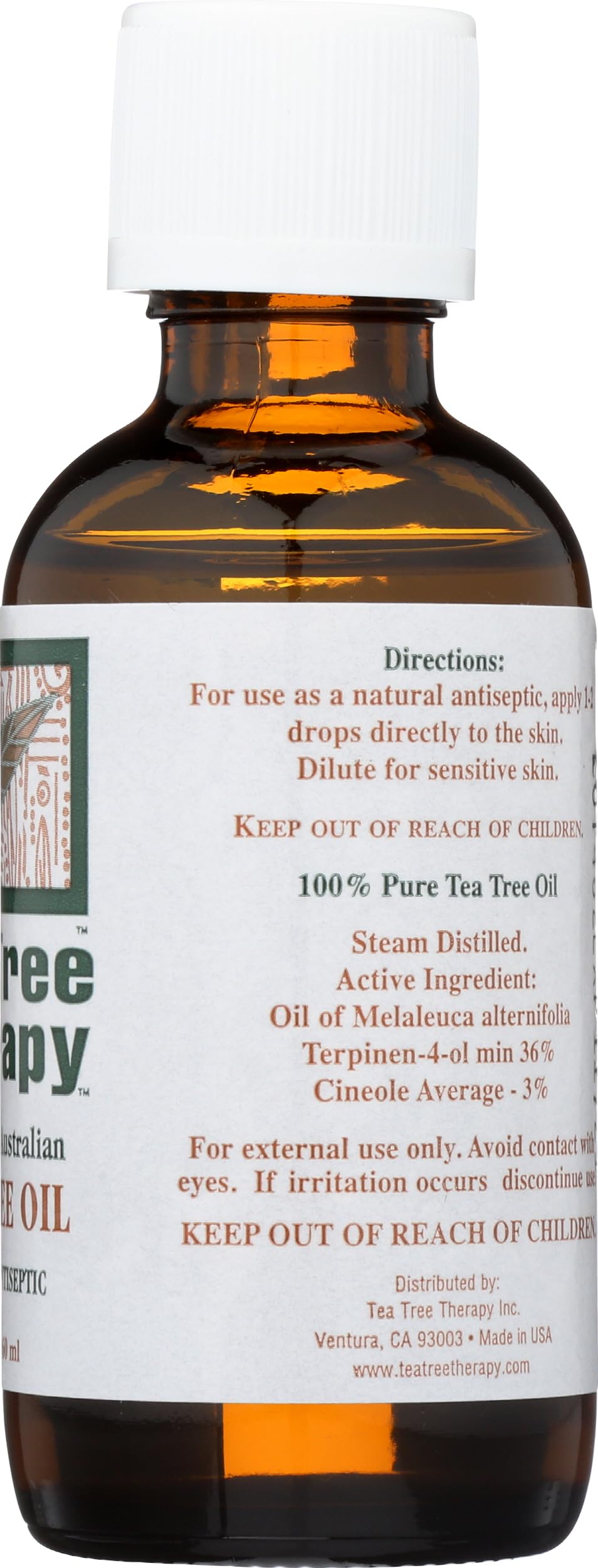 Tea Tree Therapy 100% Pure Australian Tea Tree Oil – 2-Ounce Bottle