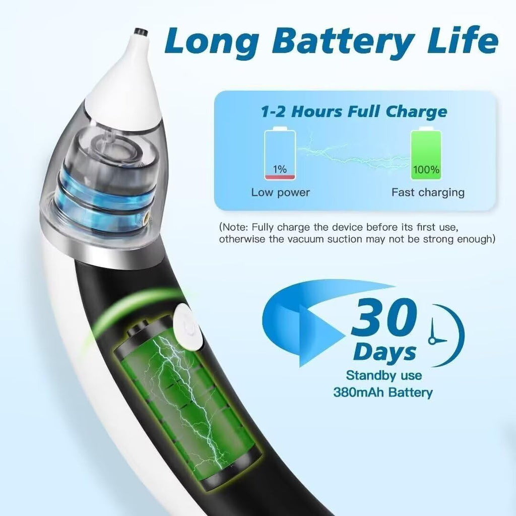 TEADZ Ear Vacuum Wax Removal Kit — 5-Level Suction, USB Rechargeable