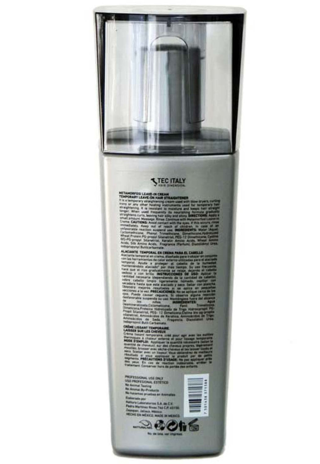 Tec Italy Frizz Hair Control Pack – Metamorfosi Leave-In Cream & Silk System Shine