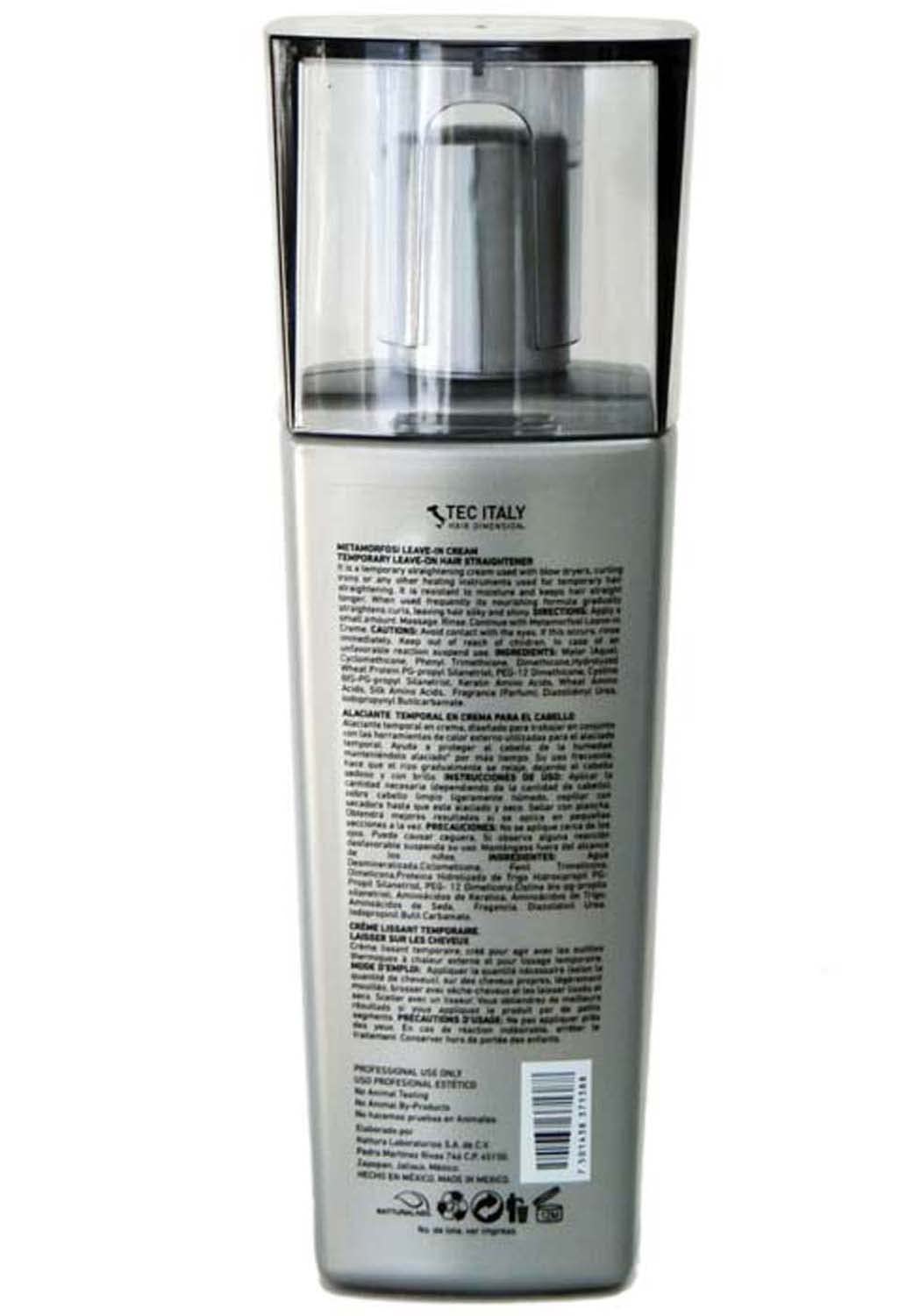 Tec Italy Frizz Hair Control Pack – Metamorfosi Leave-In Cream & Silk System Shine