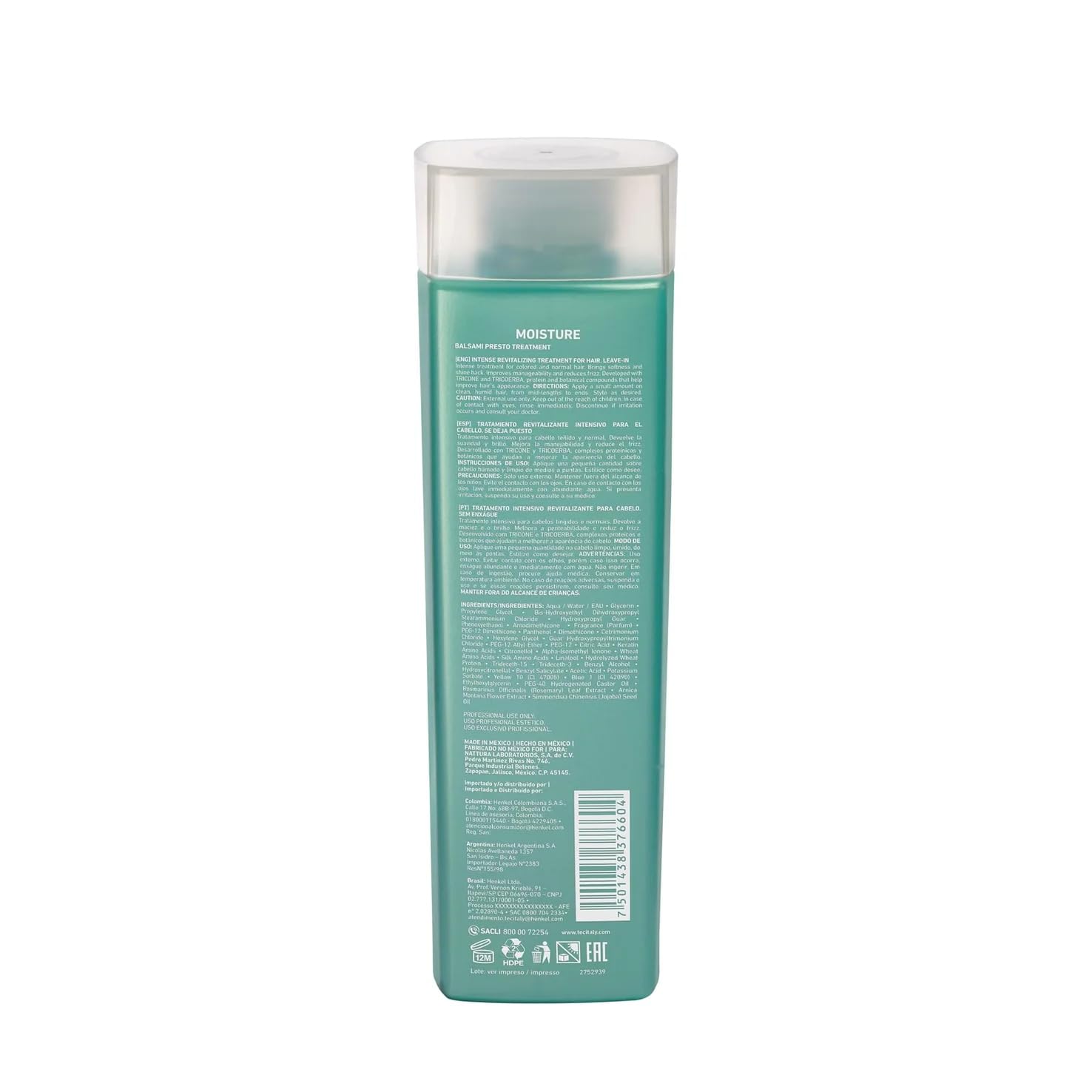 Tec Italy Balsami Presto Instant Leave-In Hair Treatment | Cruelty-Free, Lightweight Care