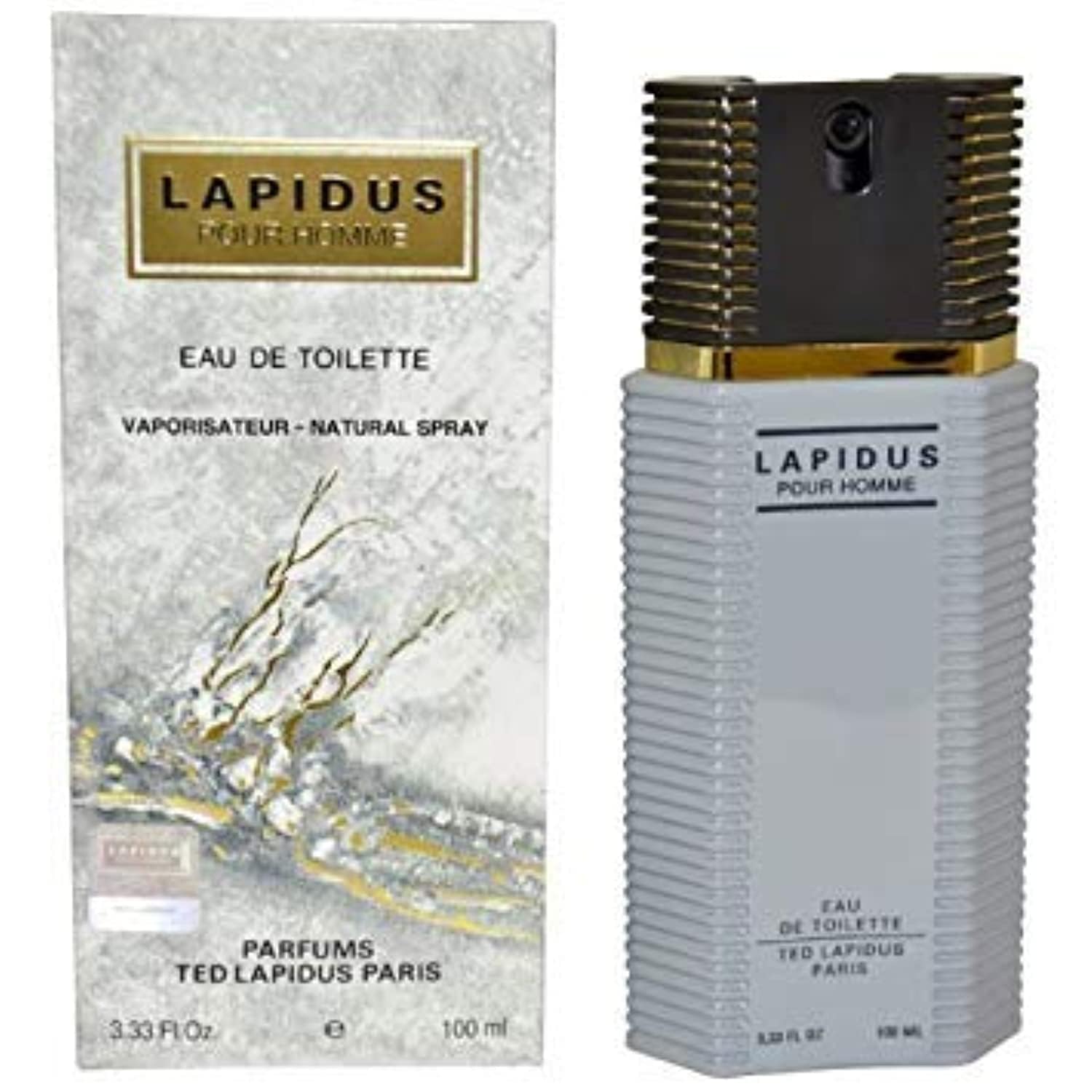 Lapidus by Ted Lapidus for Men – Eau de Toilette Spray 3.3 oz (Pack of 2)