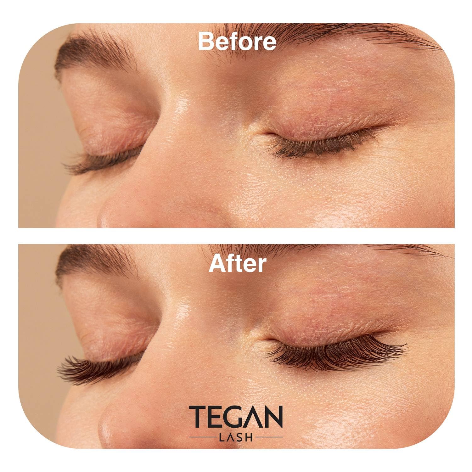 TEGAN LASH 500 Promade Fans — Handmade Volume Eyelashes, 3D-16D, 9-15mm, C/CC/D Curl