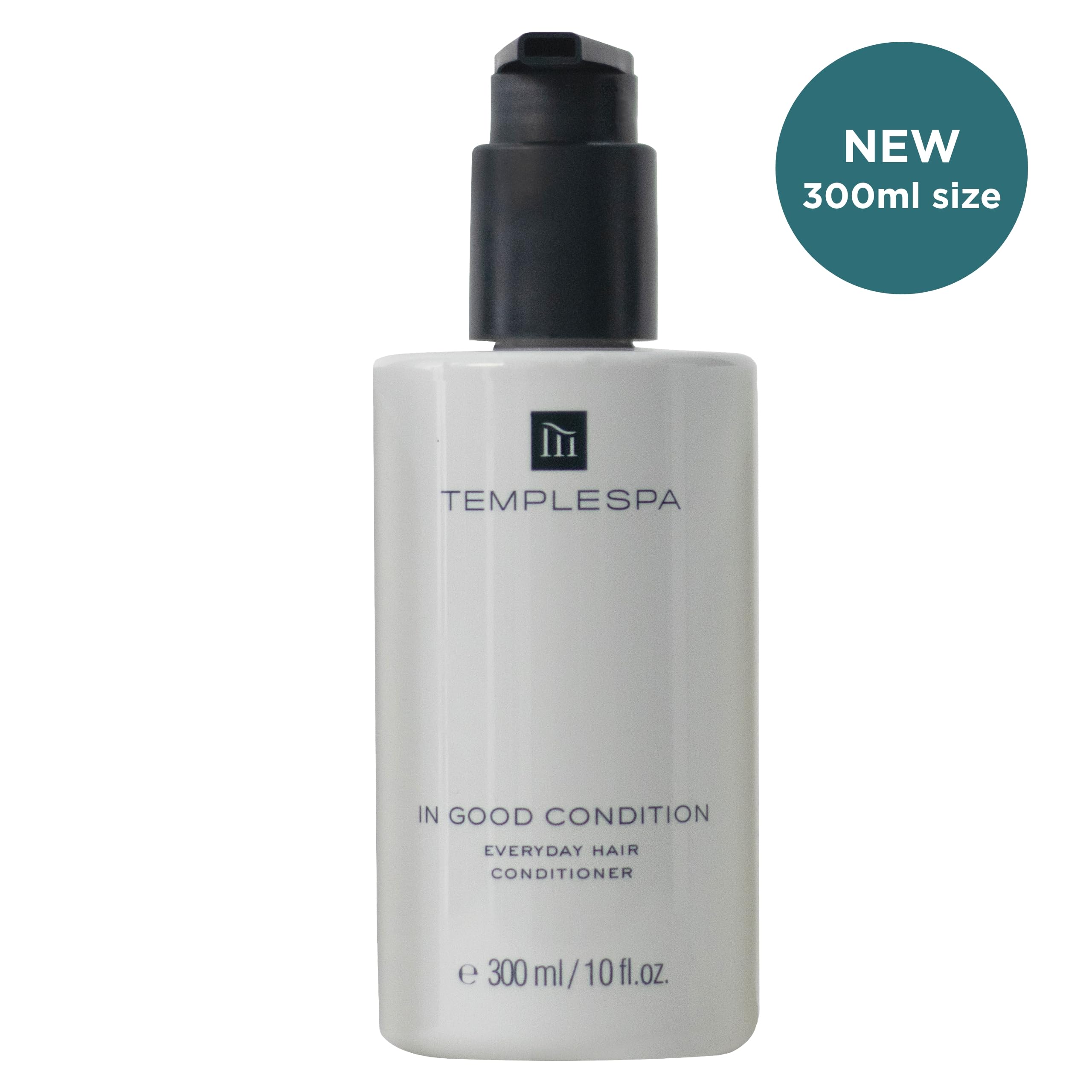 TEMPLESPA | In Good Condition Luxury Hair Conditioner – Lightweight, Soft & Glossy Hair | Paraben-Free, Phthalate-Free, Sulfate-Free, Cruelty-Free, Vegan 10 fl oz