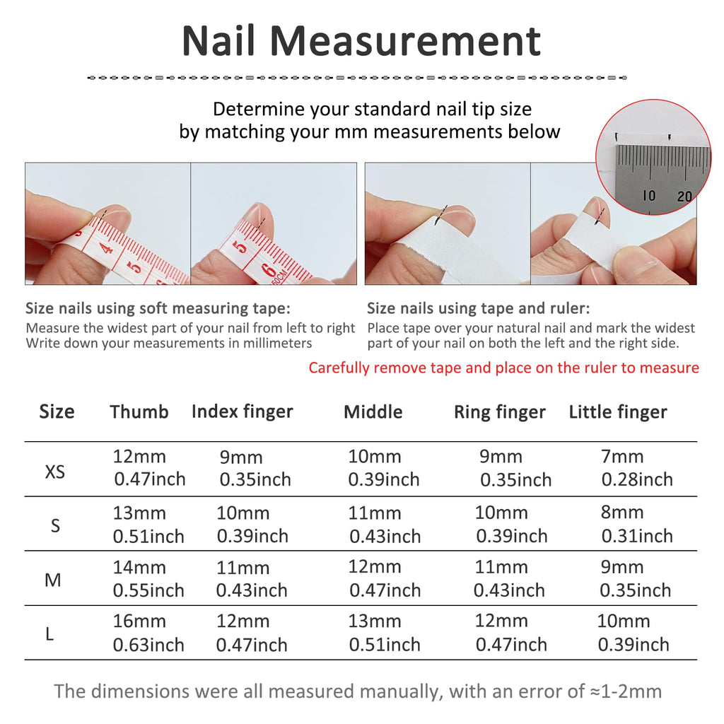 TENPAL Blue French Tip Press-On Nails – Almond (Medium), Size L, Metallic Star 3D Waves & Crocodile Pattern (10pcs)