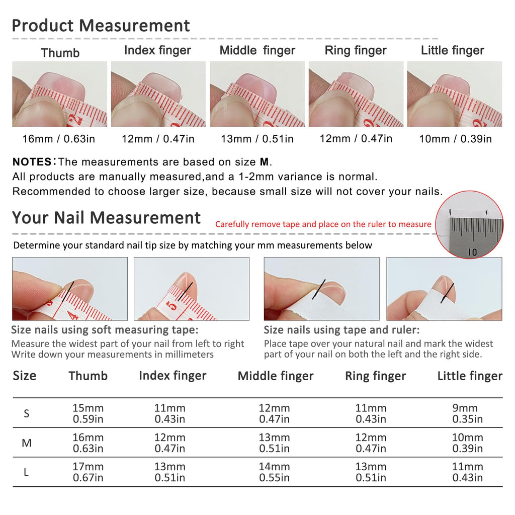 TENPAL Short Duckbill Press-On Nails – Pink Blushing French Tip with 3D Flower Bow (10pcs)
