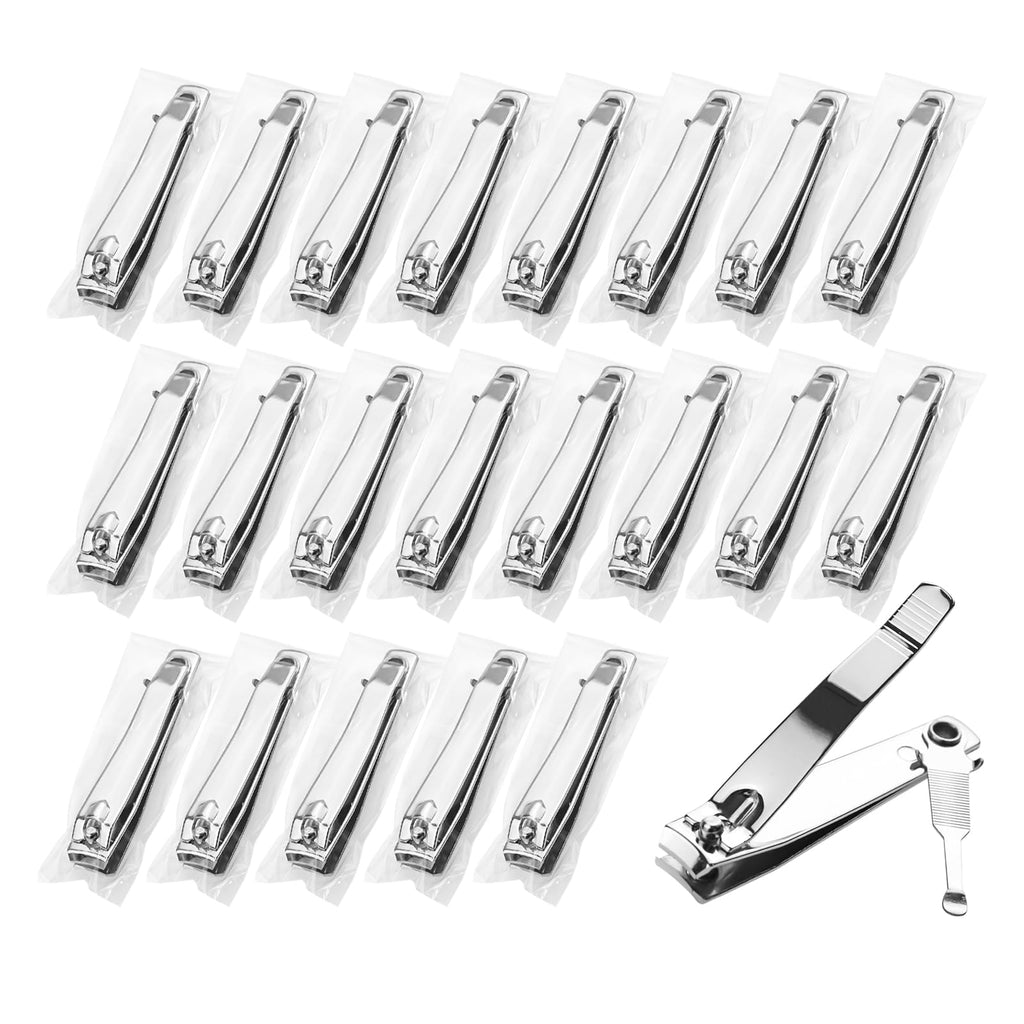 Terdey Individually Wrapped Nail Clippers – Stainless Steel, 50-Pack, 2.67in