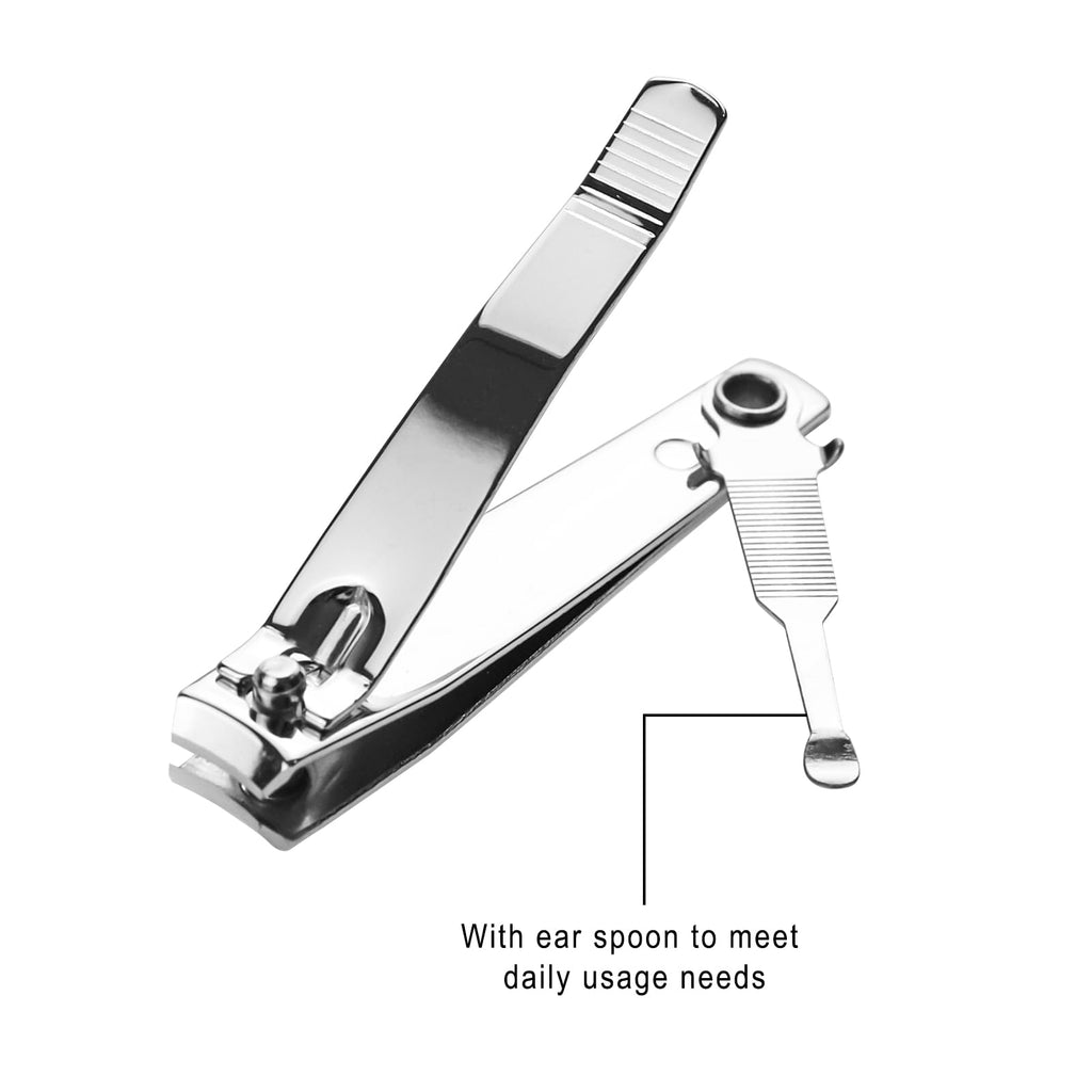 Terdey Stainless Steel Nail Clippers Bulk Pack – Individually Wrapped Fingernail & Toenail Cutters (Set of 100)