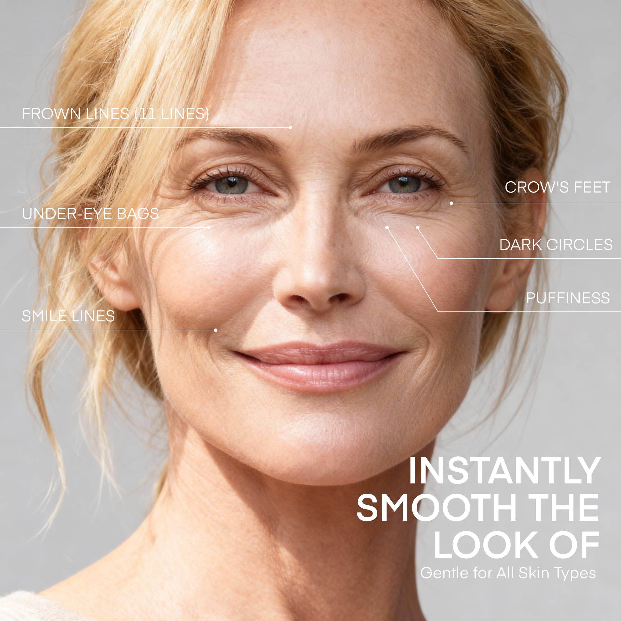 TEREZ & HONOR Anti-Aging Rapid Under-Eye Cream – Visibly Reduce Wrinkles, Dark Circles & Eye Bags in 120 Seconds