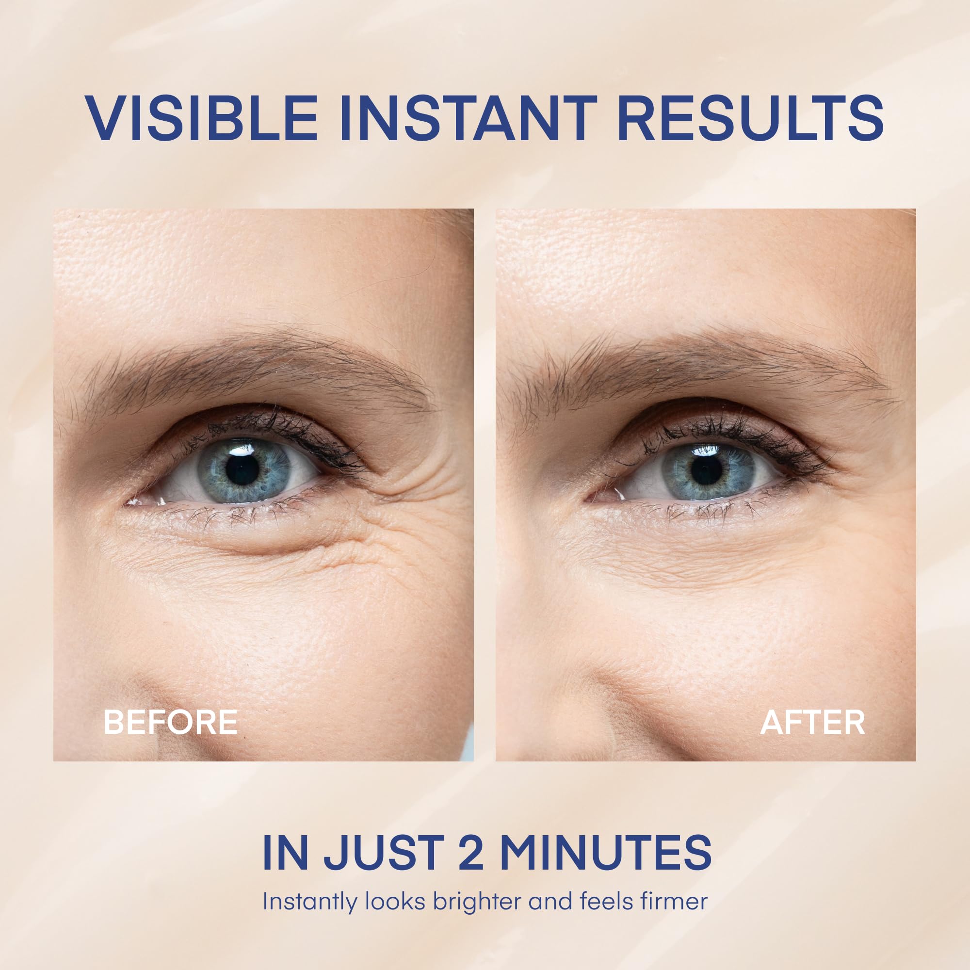TEREZ & HONOR Anti-Aging Rapid Under-Eye Cream – Visibly Reduce Wrinkles, Dark Circles & Eye Bags in 120 Seconds