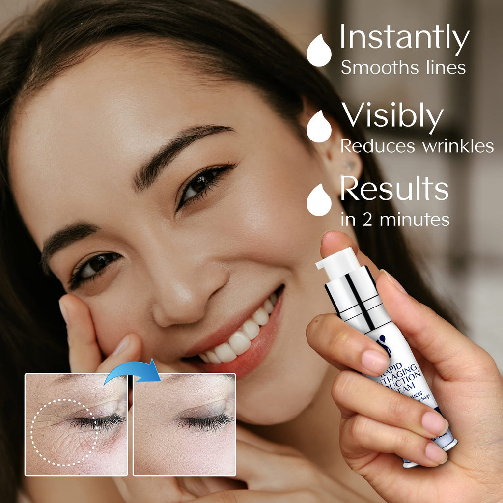 TEREZ & HONOR Anti-Aging Rapid Reduction Under-Eye Cream – Instant Wrinkle & Puffiness Reduction