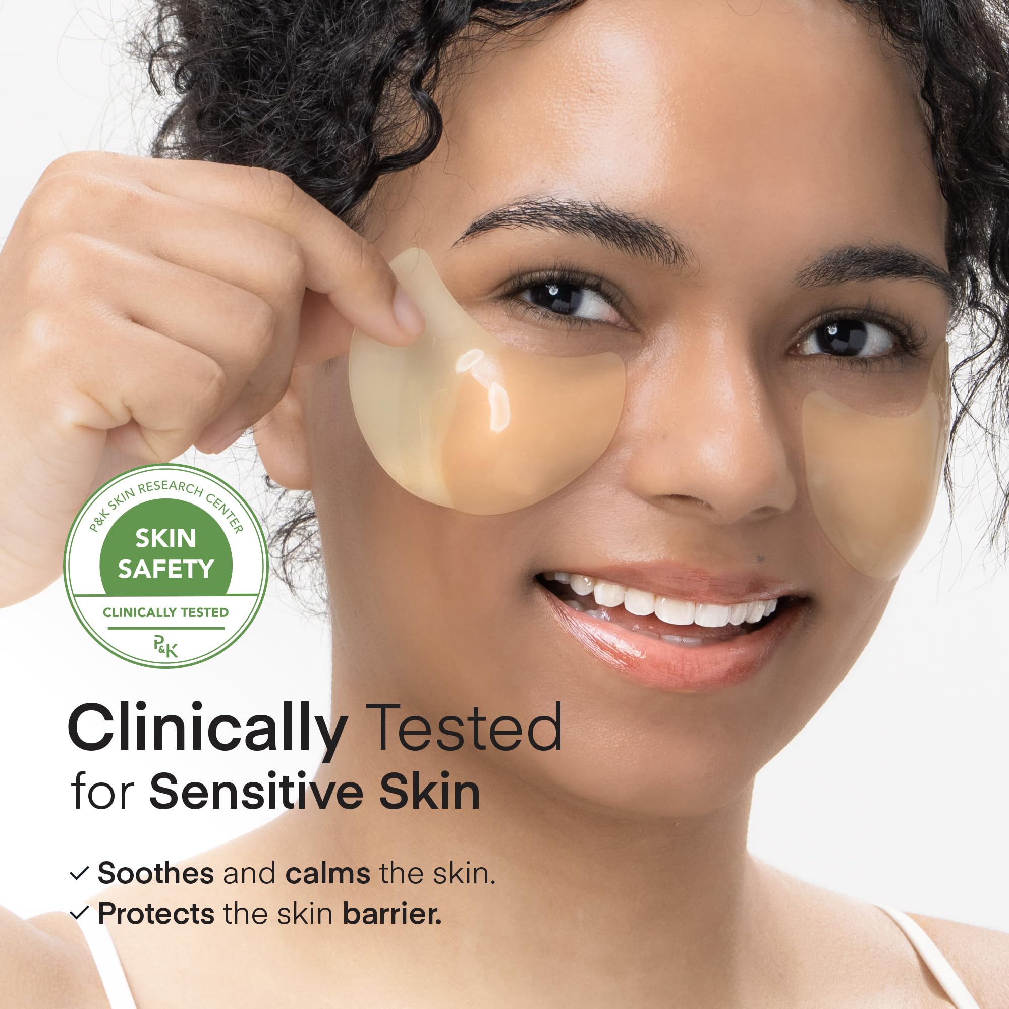 TEREZ & HONOR Vitamin C Eye Patches - 60 Pcs | Korean Brightening & Hydrating Under Eye Masks