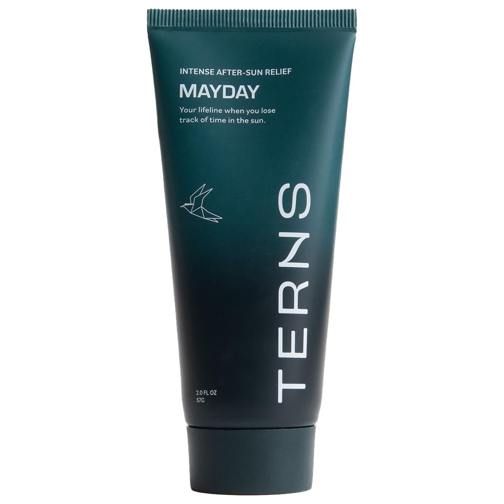 TERNS Mayday Intense After Sun Gel Cream – Fast-Acting, Fragrance-Free Sunburn Recovery (2 oz) with Marine Actives