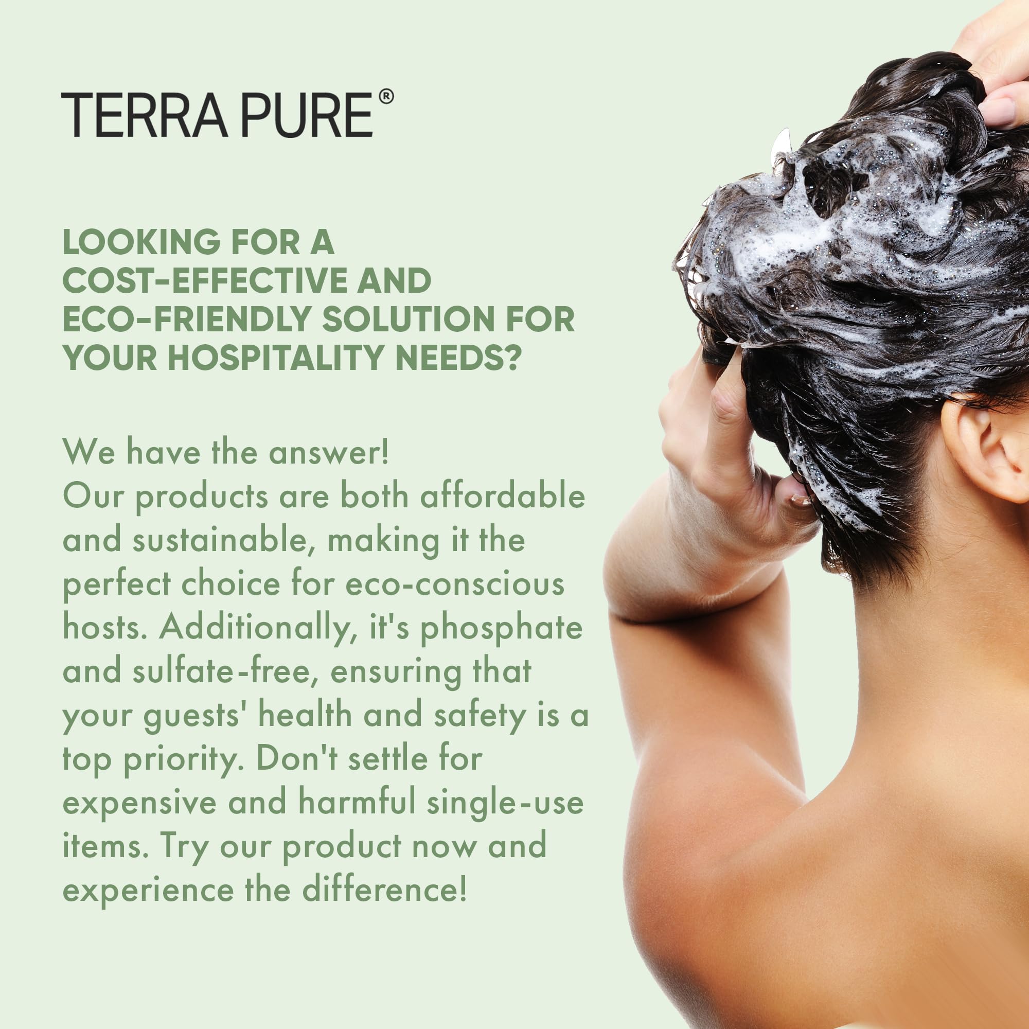Terra Pure Hotel Shampoo – Four Gallons for Refilling Dispensers (Set of 4)