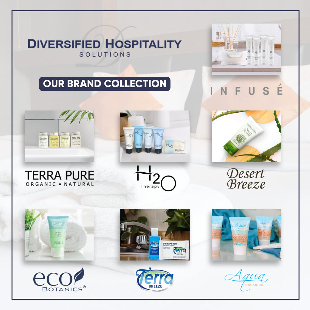 Terra Pure Infuse Hotel Shampoo - 1 Gallon (Set of 4) for Refill Dispensers