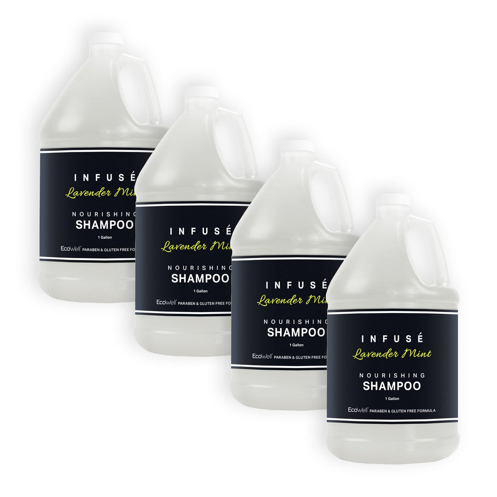 Terra Pure Infuse Lavender Mint Hotel Shampoo | 1 Gal Refill for Dispensers | Hospitality