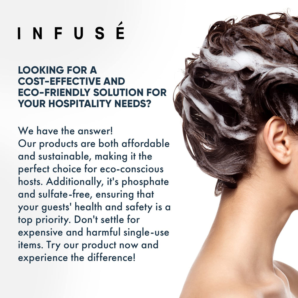 Terra Pure Infuse Lavender Mint Hotel Shampoo | 1 Gal Refill for Dispensers | Hospitality