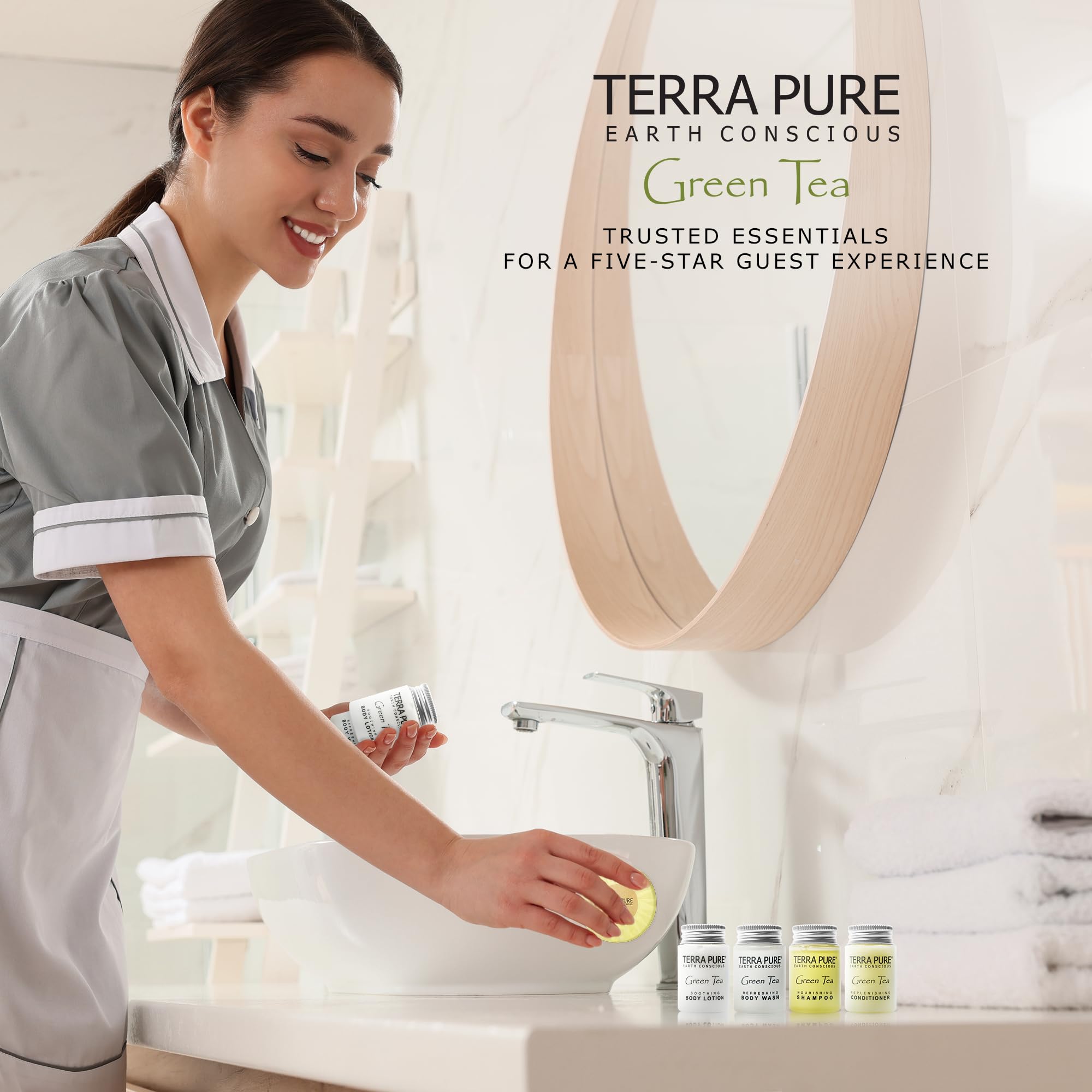 Terra Pure Hotel Soaps & Toiletries Bulk Set – 300 Travel-Size Amenities Kit