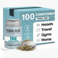 Terra Pure Travel Size Hotel Conditioner – 100 x 1oz Bottles, White Tea & Coconut