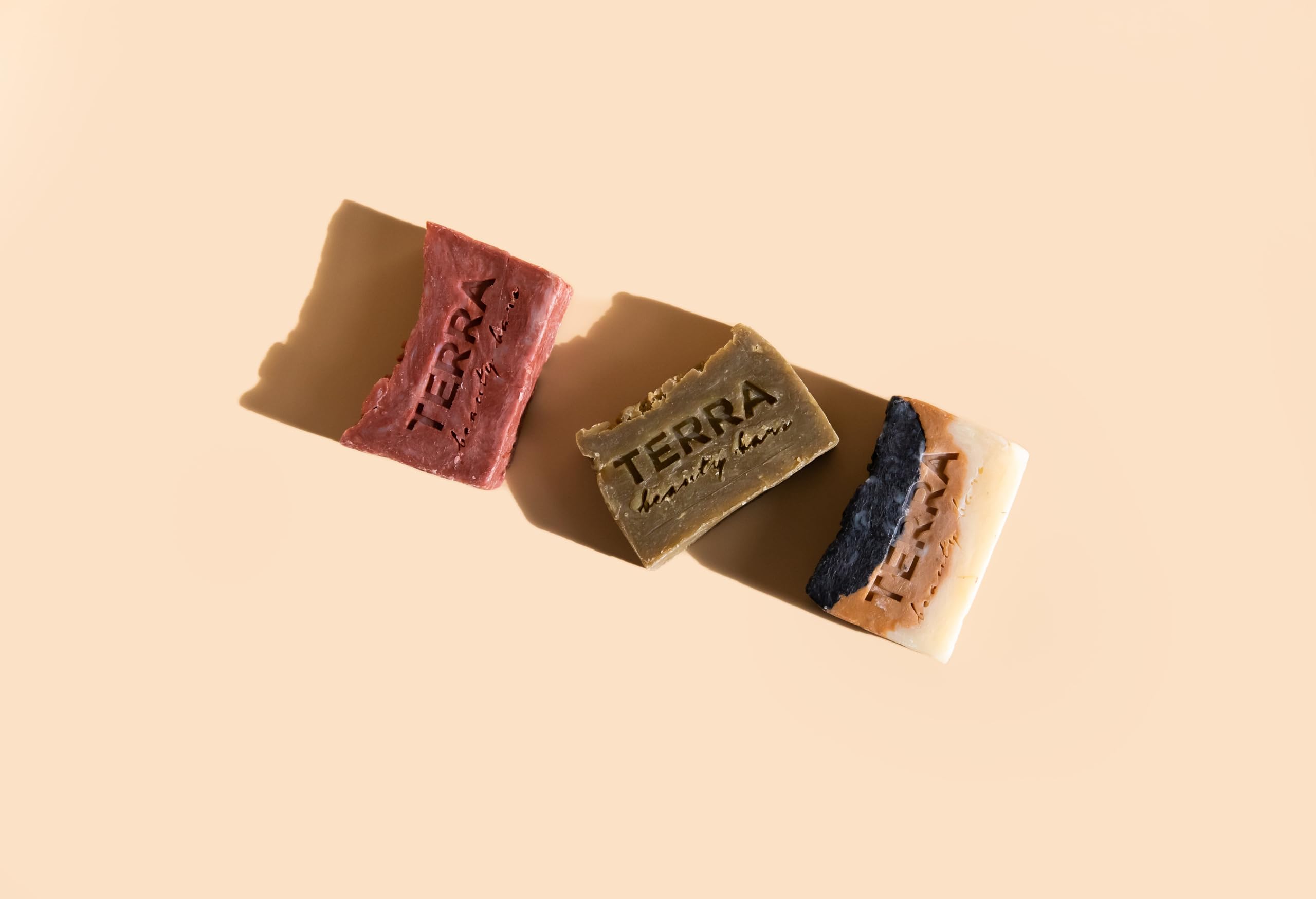 Terrabeautybars Marble Beauty Bar – Solid Facial Cleanser with Brazilian Clay & Charcoal