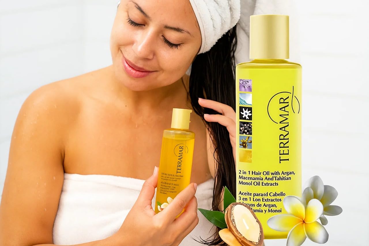 Terramar Hair Treatment Oil – 3-in-1 Repair, Nourish & Shine (120ml)