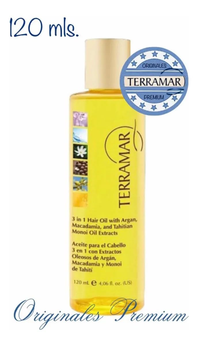 Terramar Hair Treatment Oil – 3-in-1 Repair, Nourish & Shine (120ml)