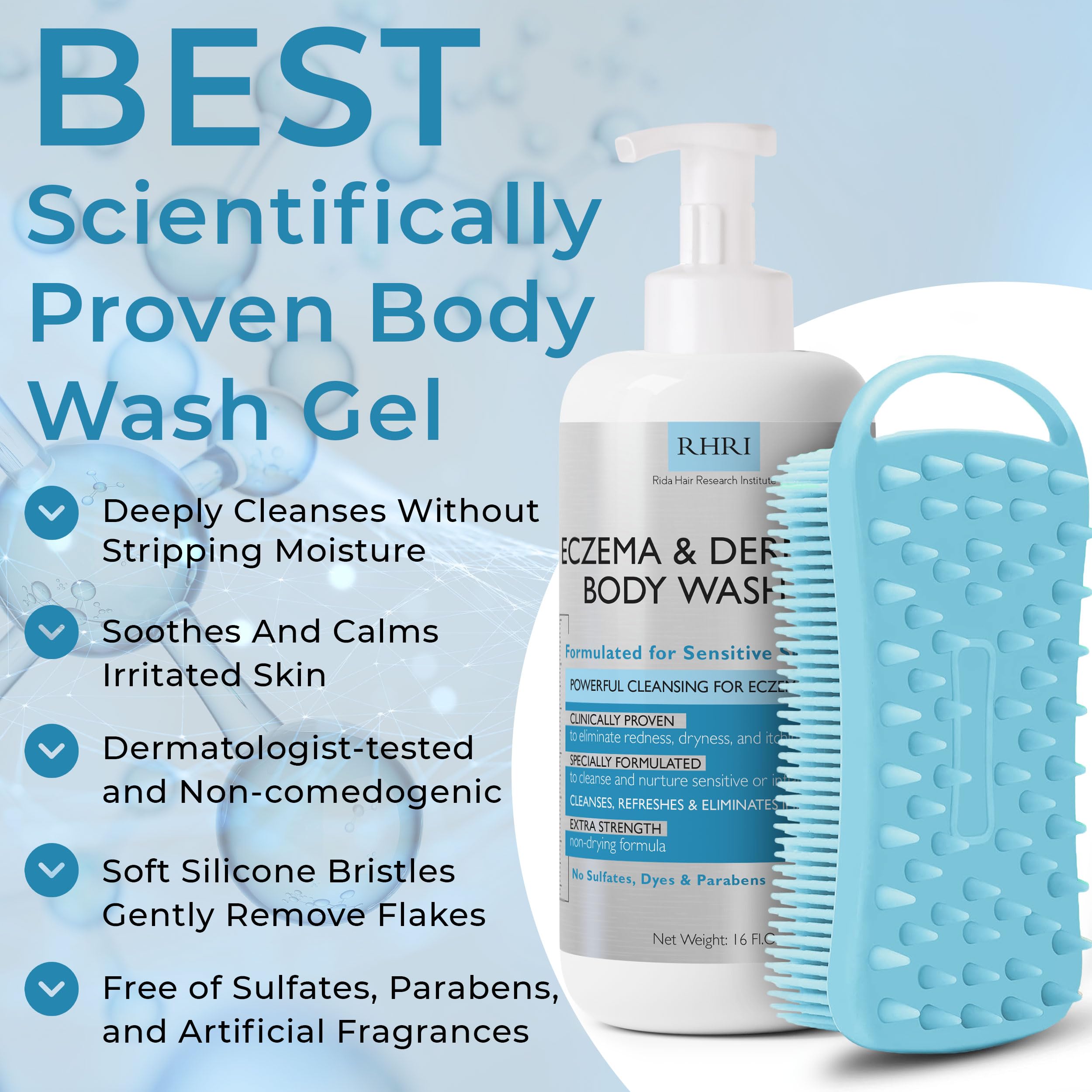 Eczema Body Wash | Terramed Just Think Comfort | Gentle, Sulfate-Free Cleanser