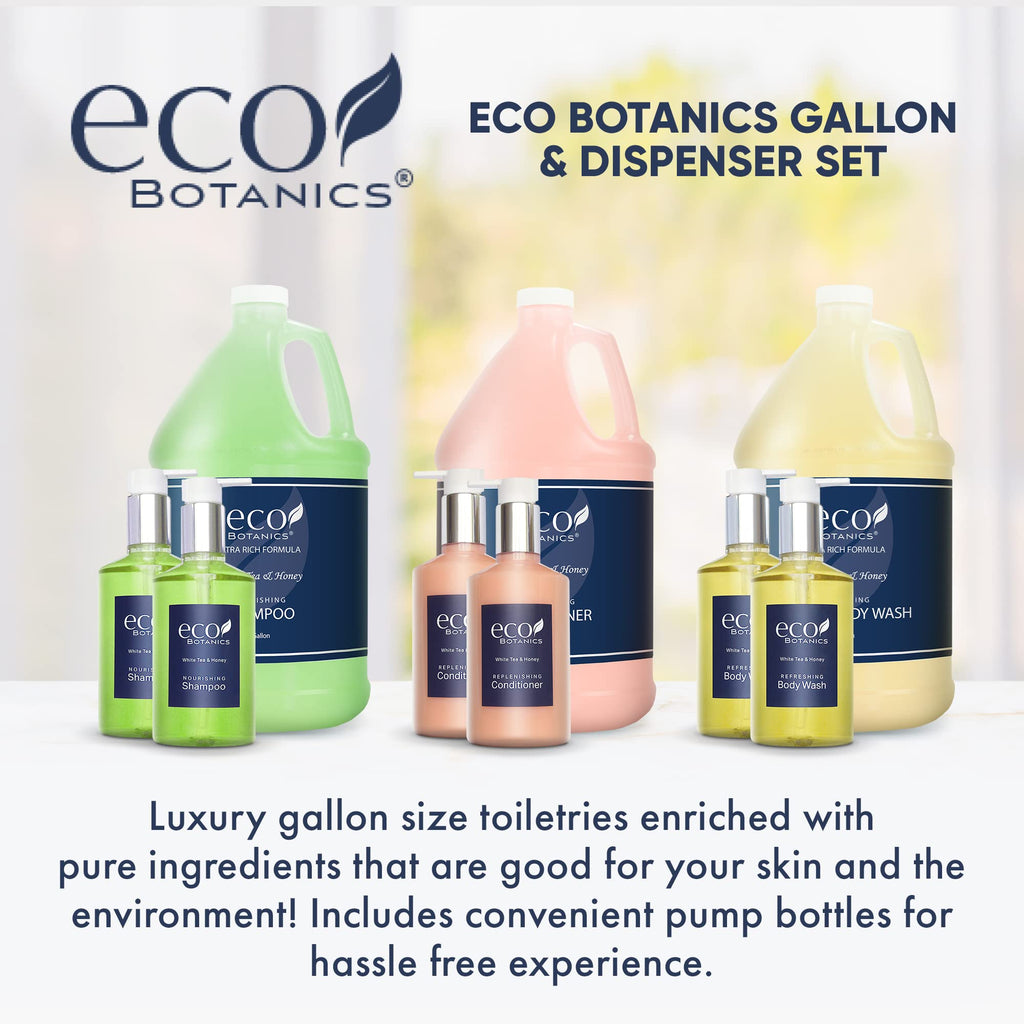Terra Pure Eco Botanics Gallon & Dispenser Set | Hotel Amenities Kit
