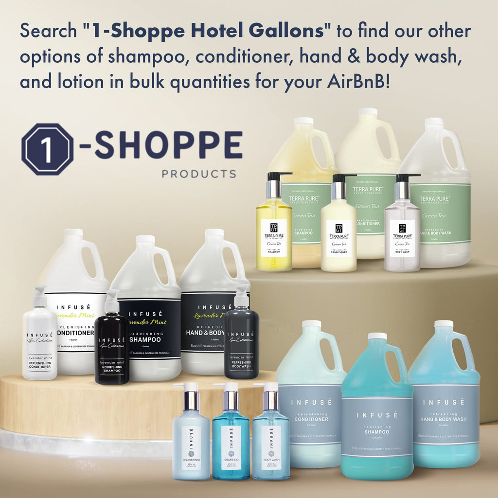 Terra Pure Eco Botanics Gallon & Dispenser Set | Hotel Amenities Kit