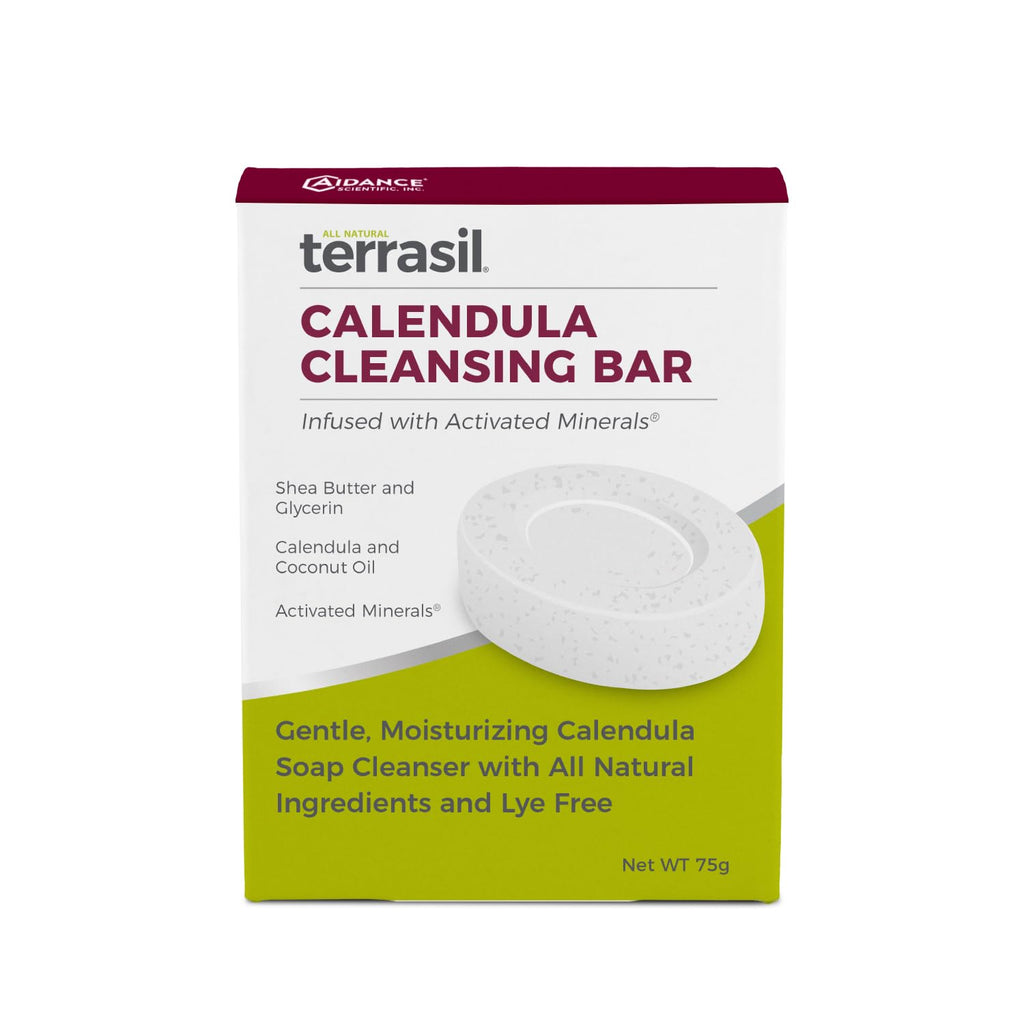 Terrasil Calendula Soap Bar – Gentle, Hypoallergenic Relief for Irritated Skin