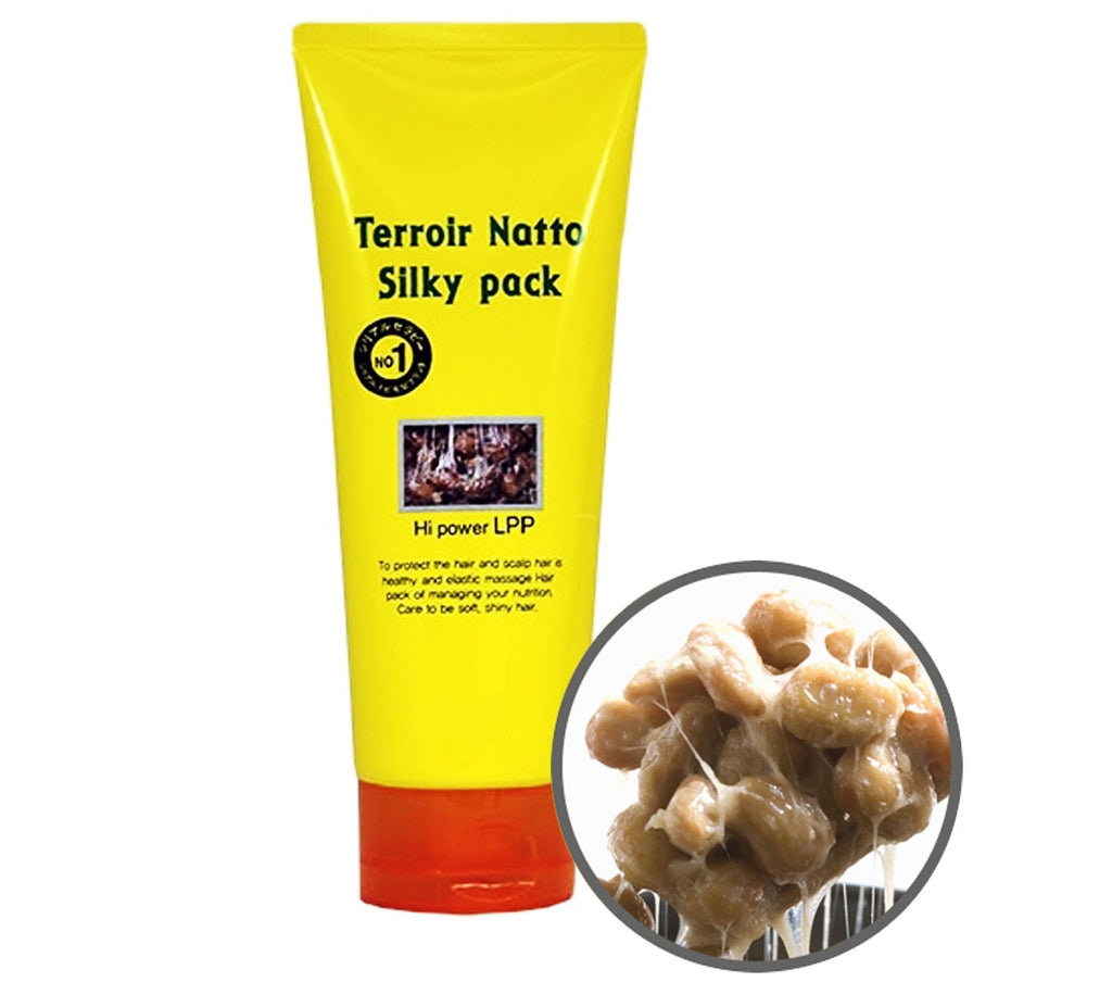 Terroir Natto Silky Hair Pack – Gentle, Nourishing Care with Natto & Rice Bran Oil (200ml)
