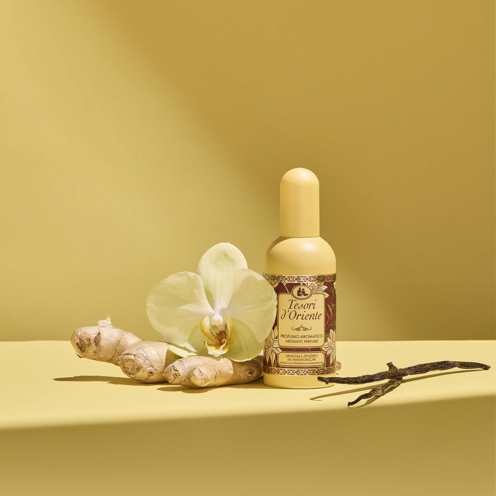Tesori d'Oriente Vanilla and Ginger from Madagascar Perfume – 100ml | Italian Import