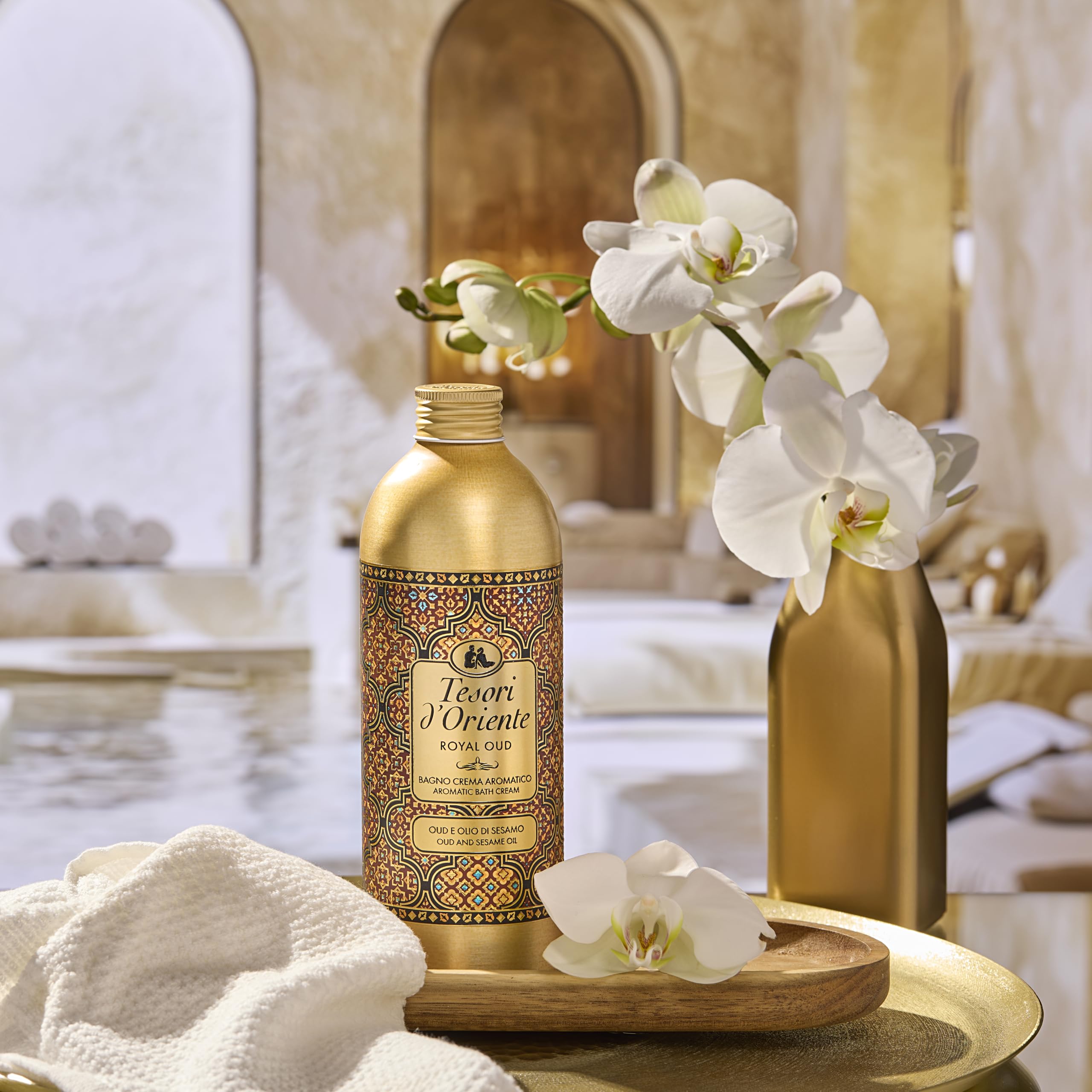 Tesori d'Oriente Royal Oud Dello Yemen Bath Cream with Sesame Oil – 500ml