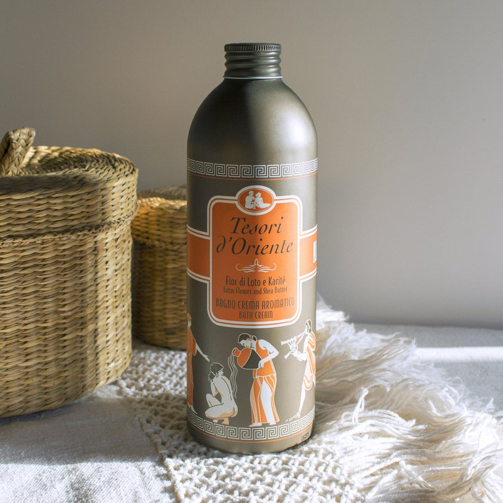Tesori d'Oriente Fior Di Loto e Karité Bath Cream – Lotus Flower & Shea Butter, 500ml